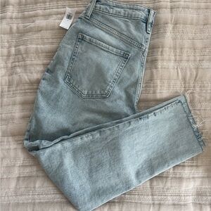 Old Navy Faded Blue Distressed Jeans